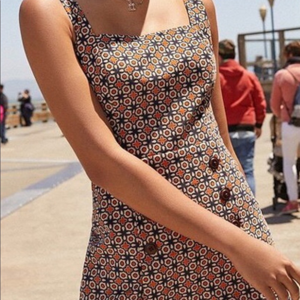 Corduroy mini dress/ romper.